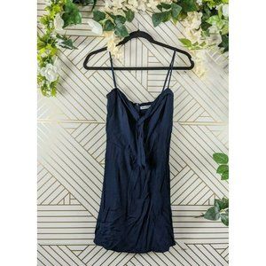 Reformation Mini Navy Blue Helm Dress Sleeveless size 6